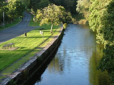 view over river